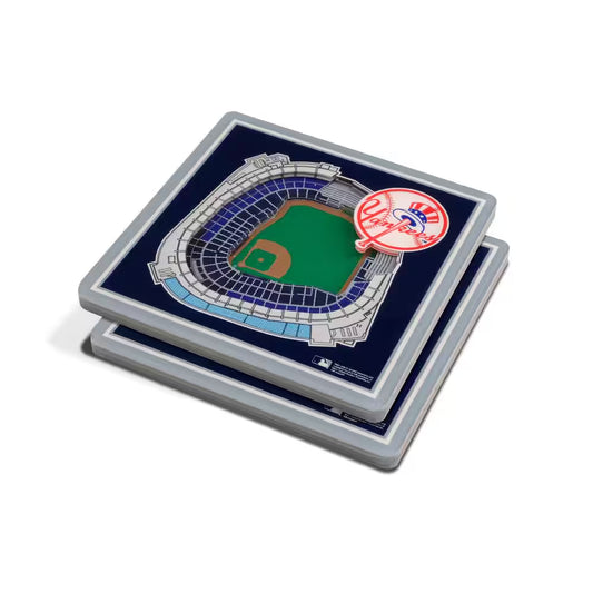 MLB New York Yankees 3D Stadiumviews Coasters