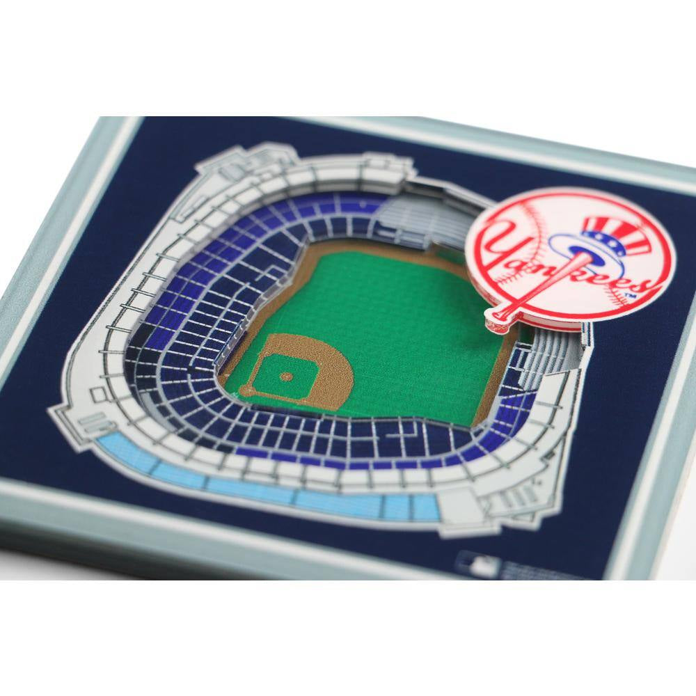 MLB New York Yankees 3D Stadiumviews Coasters